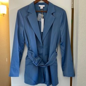 House of Harlow 1960 blue dress blazer